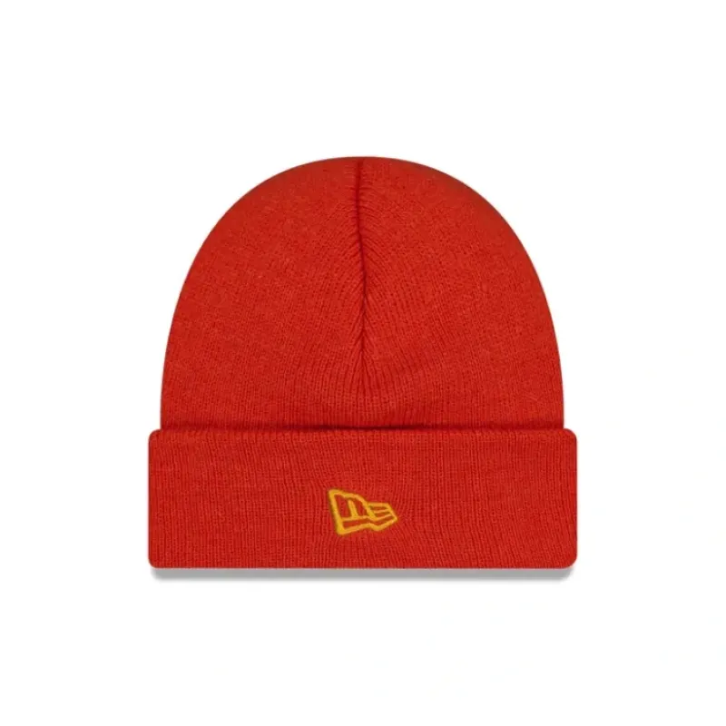 Cheap New Era Orange Short Cuff Knit Beanie - KTGCaps - Baseball caps for various teams, purchased online at a discount