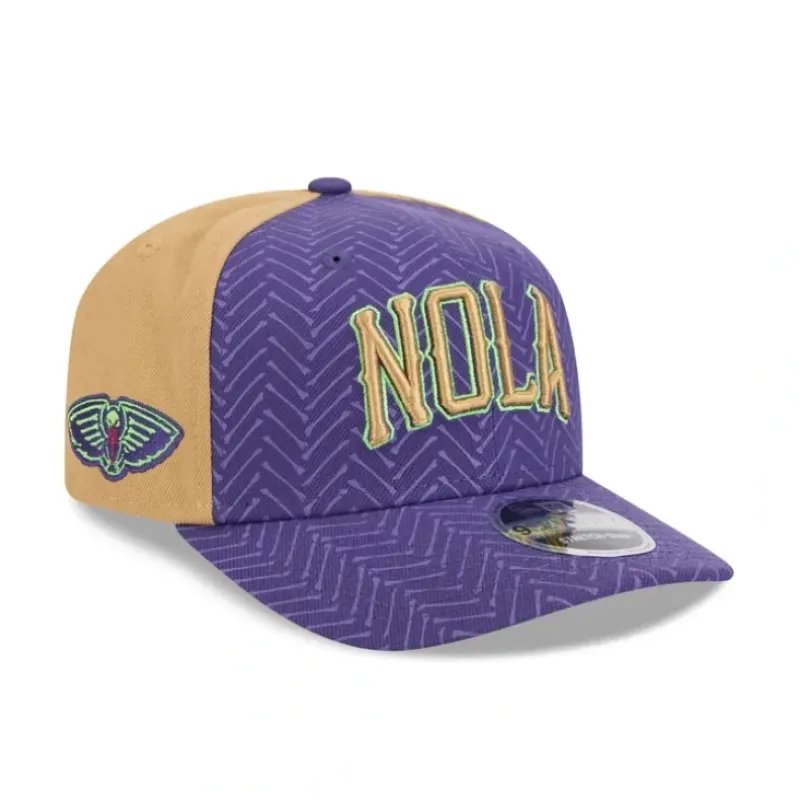 Clearance New Orleans Pelicans 2024 City Edition 9SEVENTY StretchSnap Hat - KTGCaps - Baseball caps for various teams, purchased online at a discount Caps