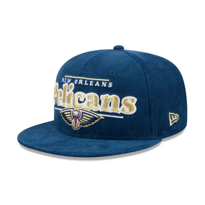 Store New Orleans Pelicans Throwback Display 9FIFTY Snapback Hat - KTGCaps - Baseball caps for various teams, purchased online at a discount
