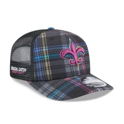 Sale New Orleans Saints 2024 Crucial Catch 9SEVENTY Trucker Hat - KTGCaps - Baseball caps for various teams, purchased online at a discount