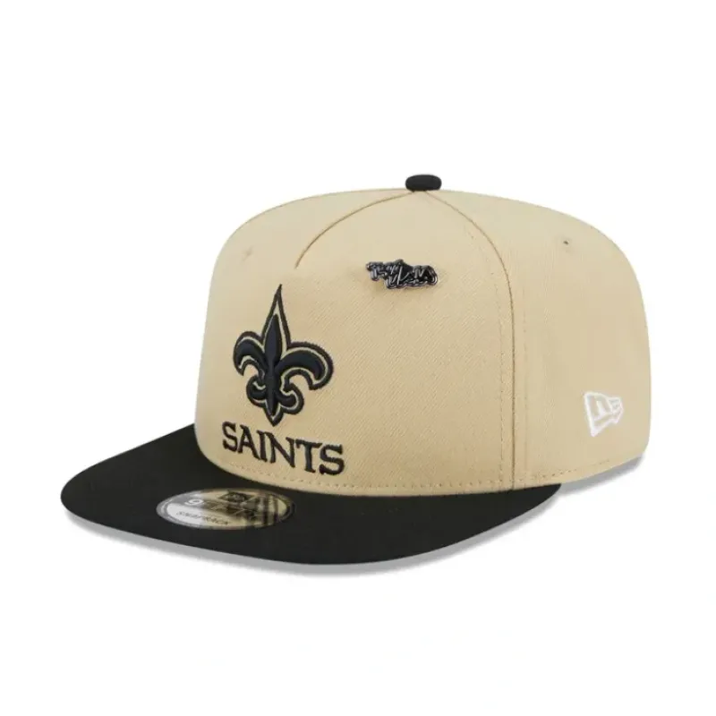Clearance New Orleans Saints 2024 Inspire Change 9FIFTY AFrame Snapback Hat - KTGCaps - Baseball caps for various teams, purchased online at a discount