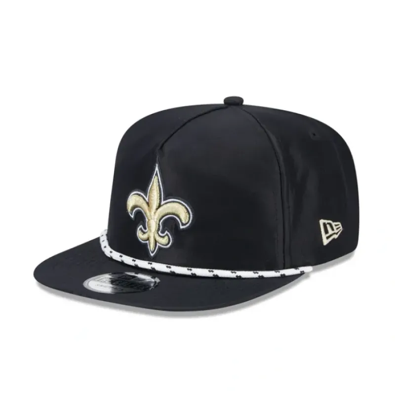 Outlet New Orleans Saints Team Rope Golfer Hat - KTGCaps - Baseball caps for various teams, purchased online at a discount