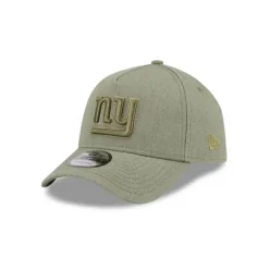Store New York Giants Logo Essentials Olive 9FORTY AFrame Snapback Hat - KTGCaps - Baseball caps for various teams, purchased online at a discount