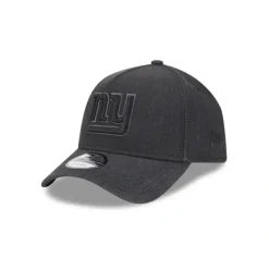 Sale New York Giants Logo Essentials Black 9FORTY AFrame Snapback Hat - KTGCaps - Baseball caps for various teams, purchased online at a discount