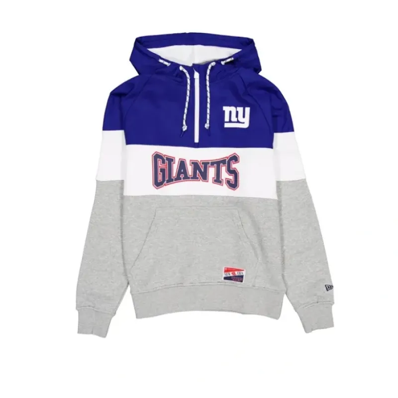 Online New York Giants Throwback Color Block Hoodie - KTGCaps - Baseball caps for various teams, purchased online at a discount