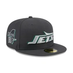Clearance New York Jets 2024 Draft Gray 59FIFTY Fitted Hat - KTGCaps - Baseball caps for various teams, purchased online at a discount