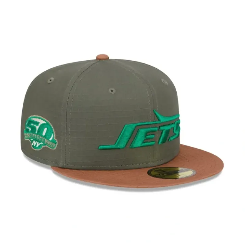Online New York Jets Ripstop 59FIFTY Fitted Hat - KTGCaps - Baseball caps for various teams, purchased online at a discount