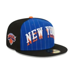 Best Sale New York Knicks 2023 City Edition 59FIFTY Fitted Hat - KTGCaps - Baseball caps for various teams, purchased online at a discount