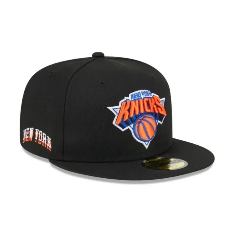 Cheap New York Knicks 2023 City Edition Alt 59FIFTY Fitted Hat - KTGCaps - Baseball caps for various teams, purchased online at a discount