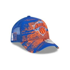 Best Sale New York Knicks 2024 TipOff 9FORTY AFrame Trucker Hat - KTGCaps - Baseball caps for various teams, purchased online at a discount
