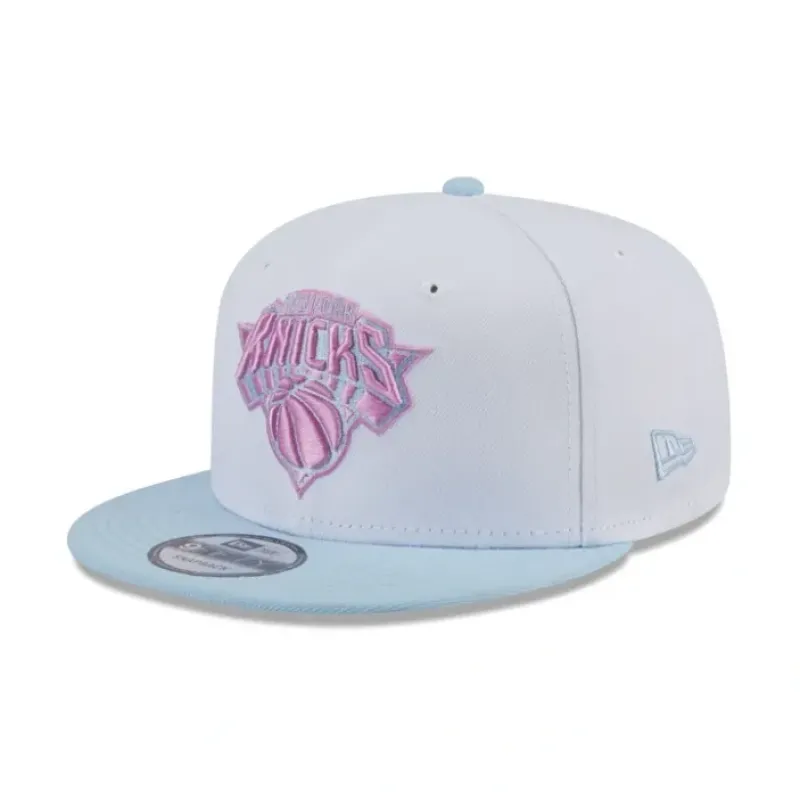 Cheap New York Knicks Color Pack White 9FIFTY Snapback Hat - KTGCaps - Baseball caps for various teams, purchased online at a discount