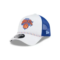 Sale New York Knicks Court Sport 9FORTY AFrame Trucker Hat - KTGCaps - Baseball caps for various teams, purchased online at a discount