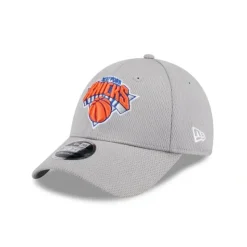 Sale New York Knicks Gray 9FORTY StretchSnap Hat - KTGCaps - Baseball caps for various teams, purchased online at a discount