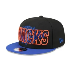 Clearance New York Knicks Splatter 9FIFTY Snapback Hat - KTGCaps - Baseball caps for various teams, purchased online at a discount