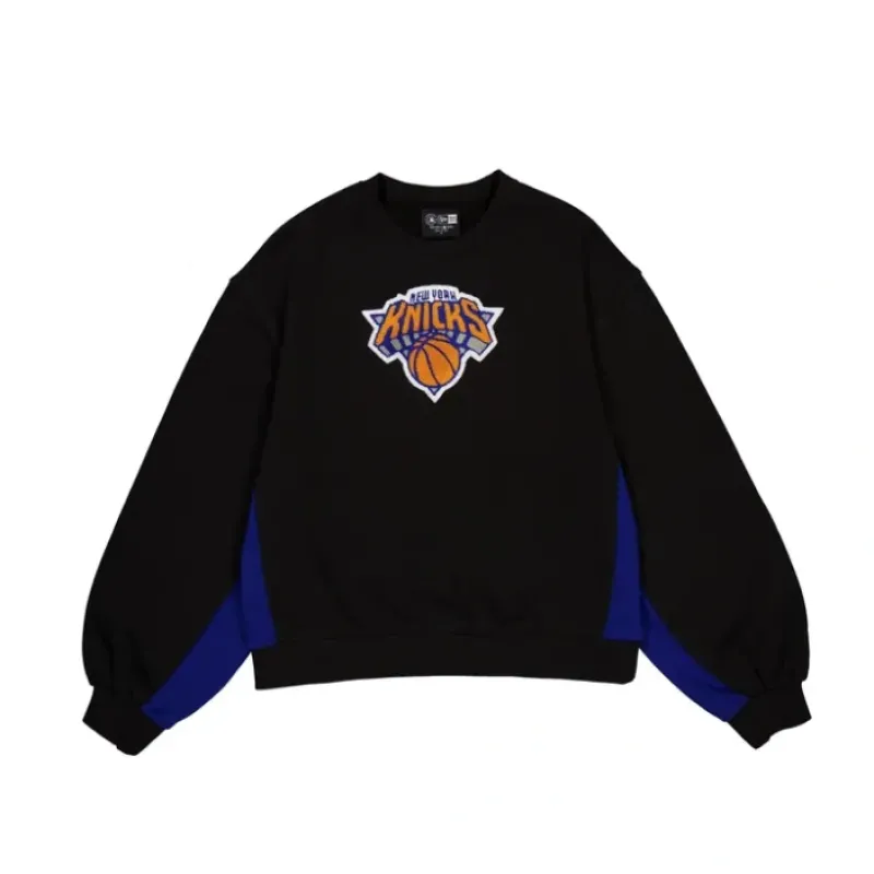 Store New York Knicks Sport Night Womens Crewneck - KTGCaps - Baseball caps for various teams, purchased online at a discount