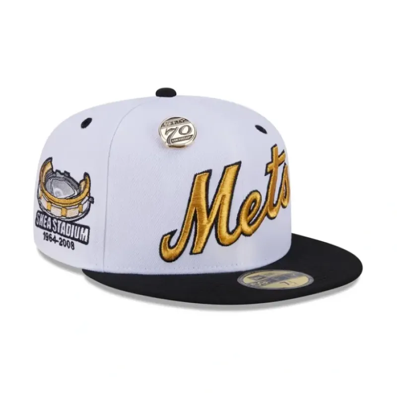 Best New York Mets 70th Anniversary 59FIFTY Fitted Hat - KTGCaps - Baseball caps for various teams, purchased online at a discount
