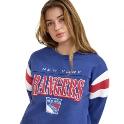 Online New York Rangers Throwback Womens Crewneck - KTGCaps - Baseball caps for various teams, purchased online at a discount Caps