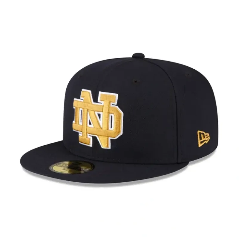 Shop Notre Dame Fighting Irish 59FIFTY Fitted Hat - KTGCaps - Baseball caps for various teams, purchased online at a discount
