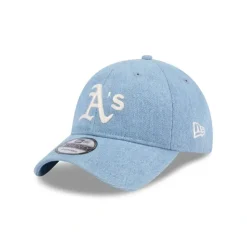 Discount Oakland Athletics Washed Denim 9TWENTY Adjustable Hat - KTGCaps - Baseball caps for various teams, purchased online at a discount