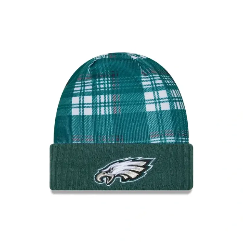 Hot Philadelphia Eagles 2024 Cold Weather Statement Knit Beanie - KTGCaps - Baseball caps for various teams, purchased online at a discount