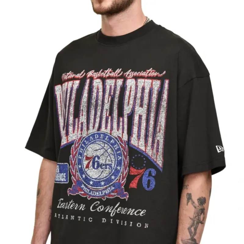 Outlet Philadelphia 76ers Oversized Essentials TShirt - KTGCaps - Baseball caps for various teams, purchased online at a discount
