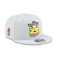 Best Powerpuff Girls 25th Anniversary Blossom 9FIFTY Snapback Hat - KTGCaps - Baseball caps for various teams, purchased online at a discount