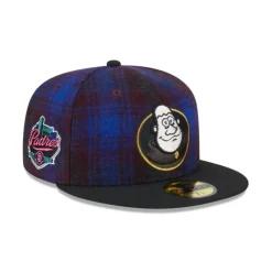 Store San Diego Padres Mascot Plaid 59FIFTY Fitted Hat - KTGCaps - Baseball caps for various teams, purchased online at a discount