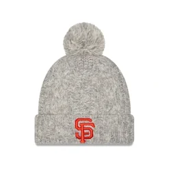 Online San Francisco Giants Shimmer Pom Knit Hat - KTGCaps - Baseball caps for various teams, purchased online at a discount